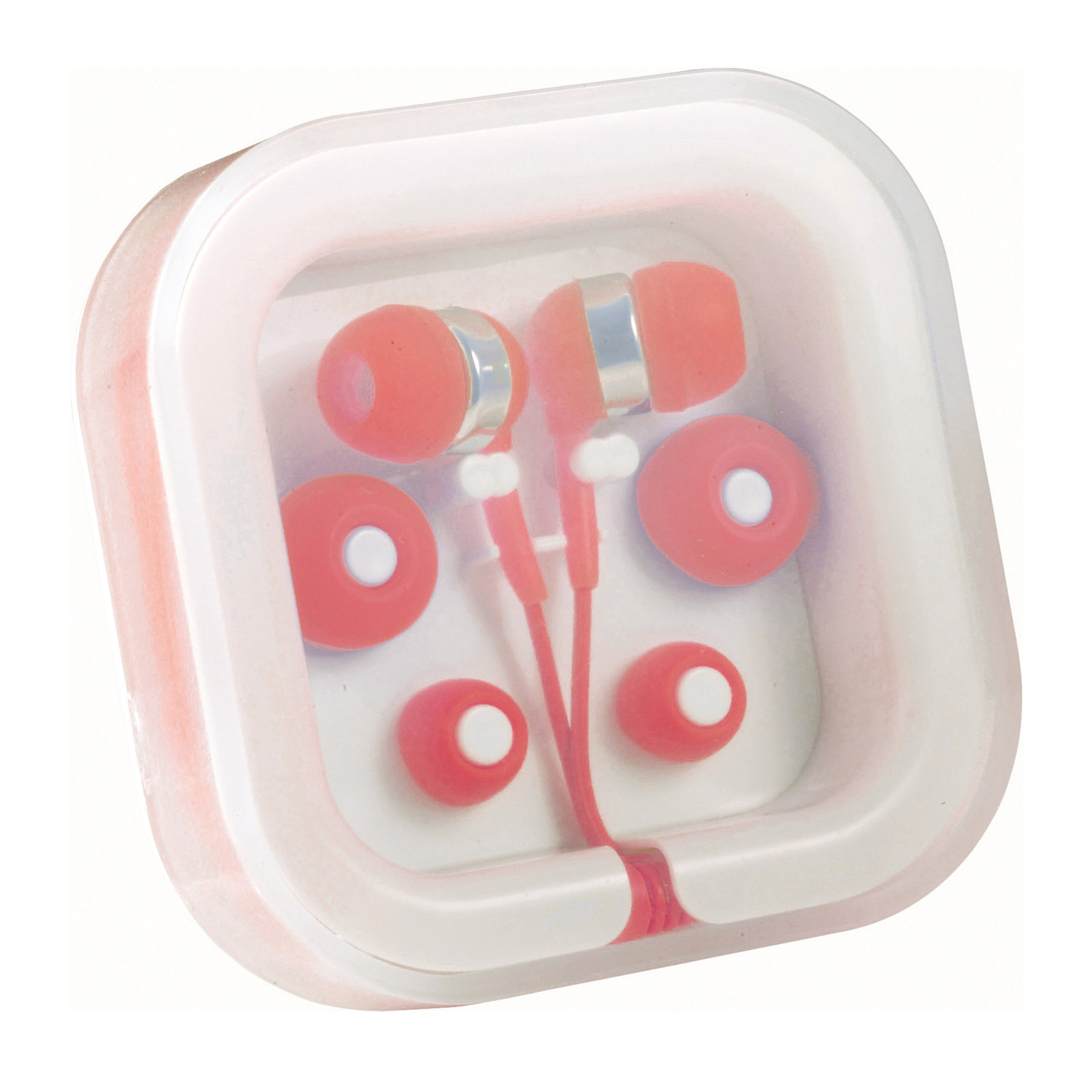 7744-earbuds-in-case-organiser-red Red