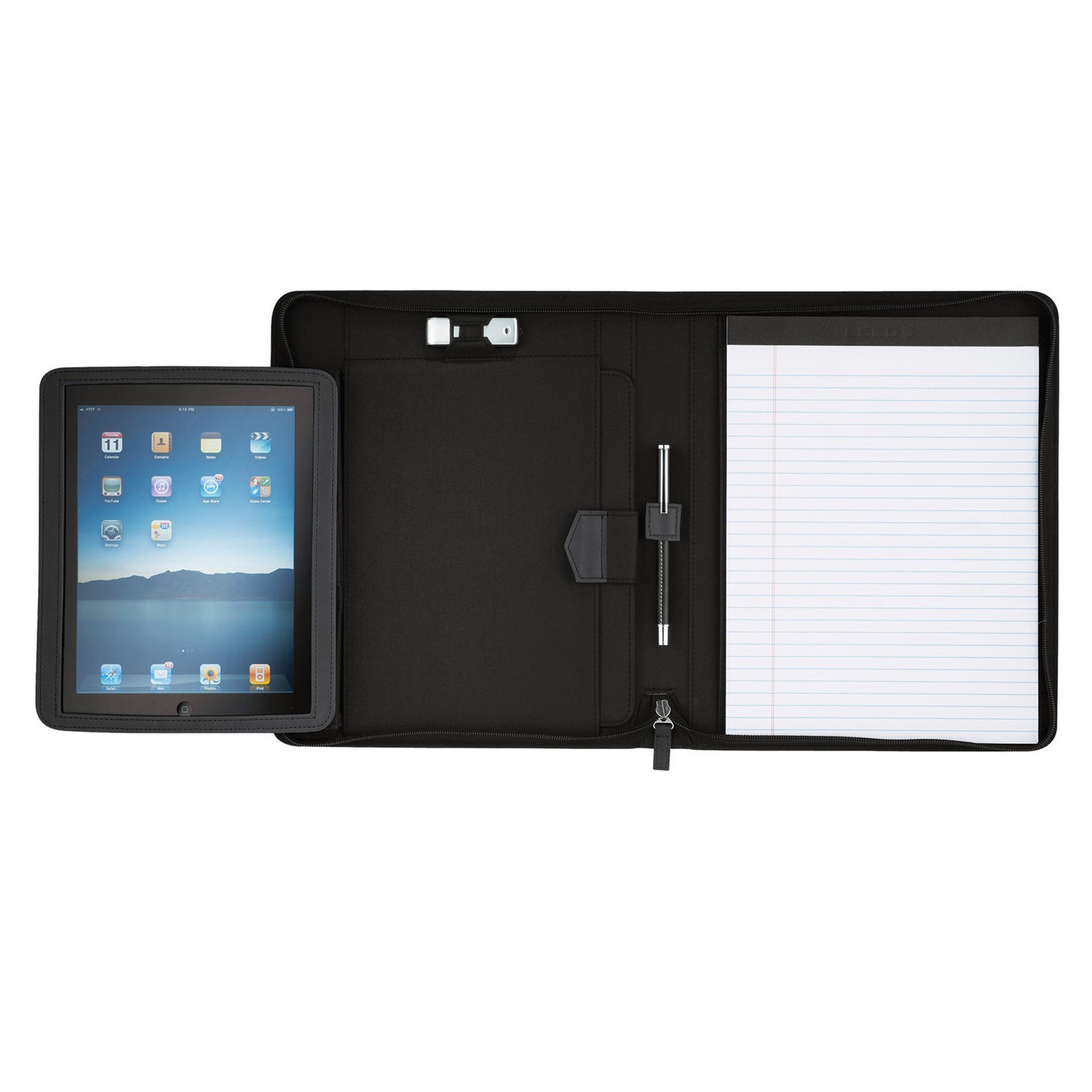9009-pedova-ipad-stand-padfolio-organisational-panel-&-ipad-stand-1 (1) Removeable IPad/Tablet Easel Stand