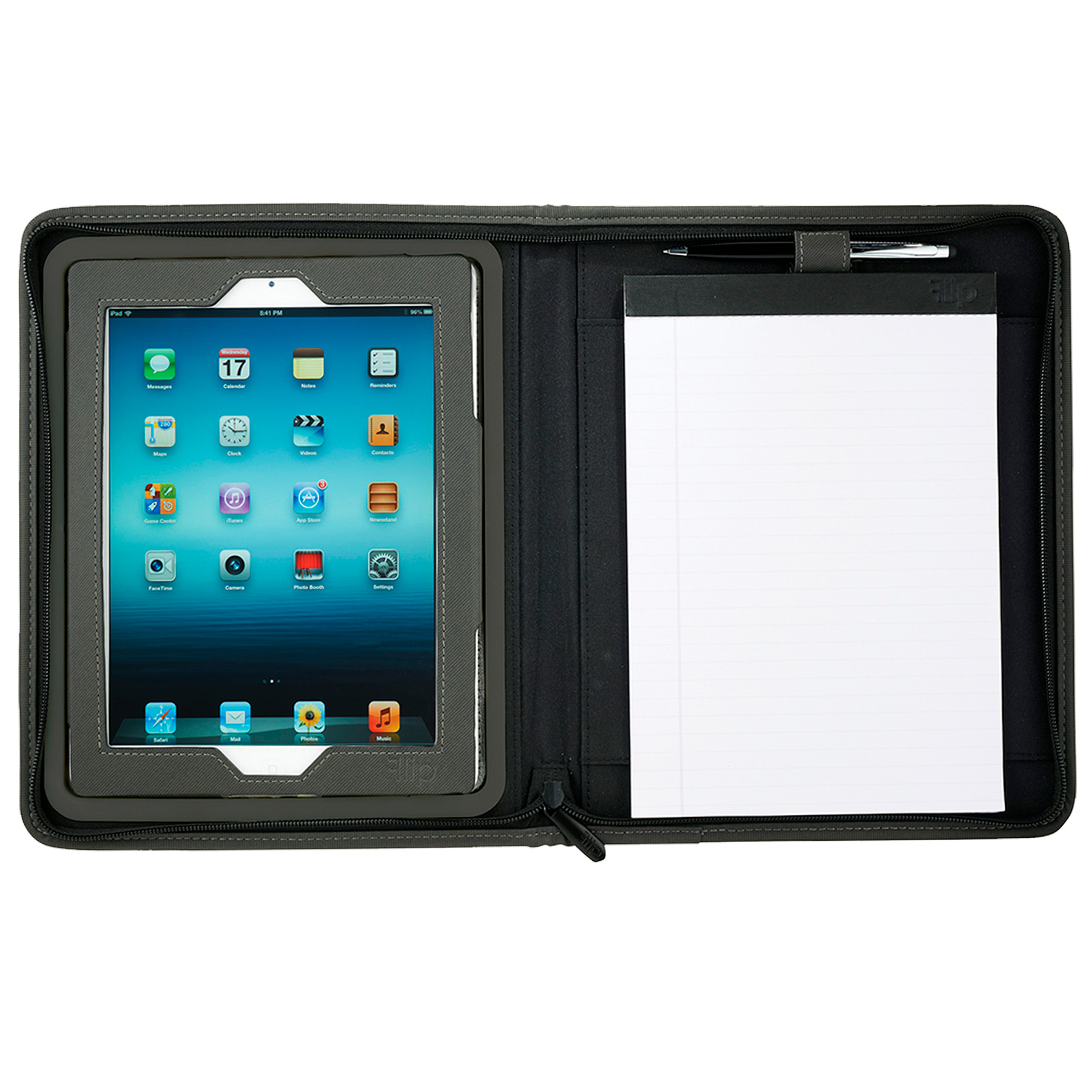 9037-flip-portfolio-for-ipad-lined-writing-pad