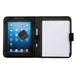 Adjustable Brackets hold iPad/Tablet