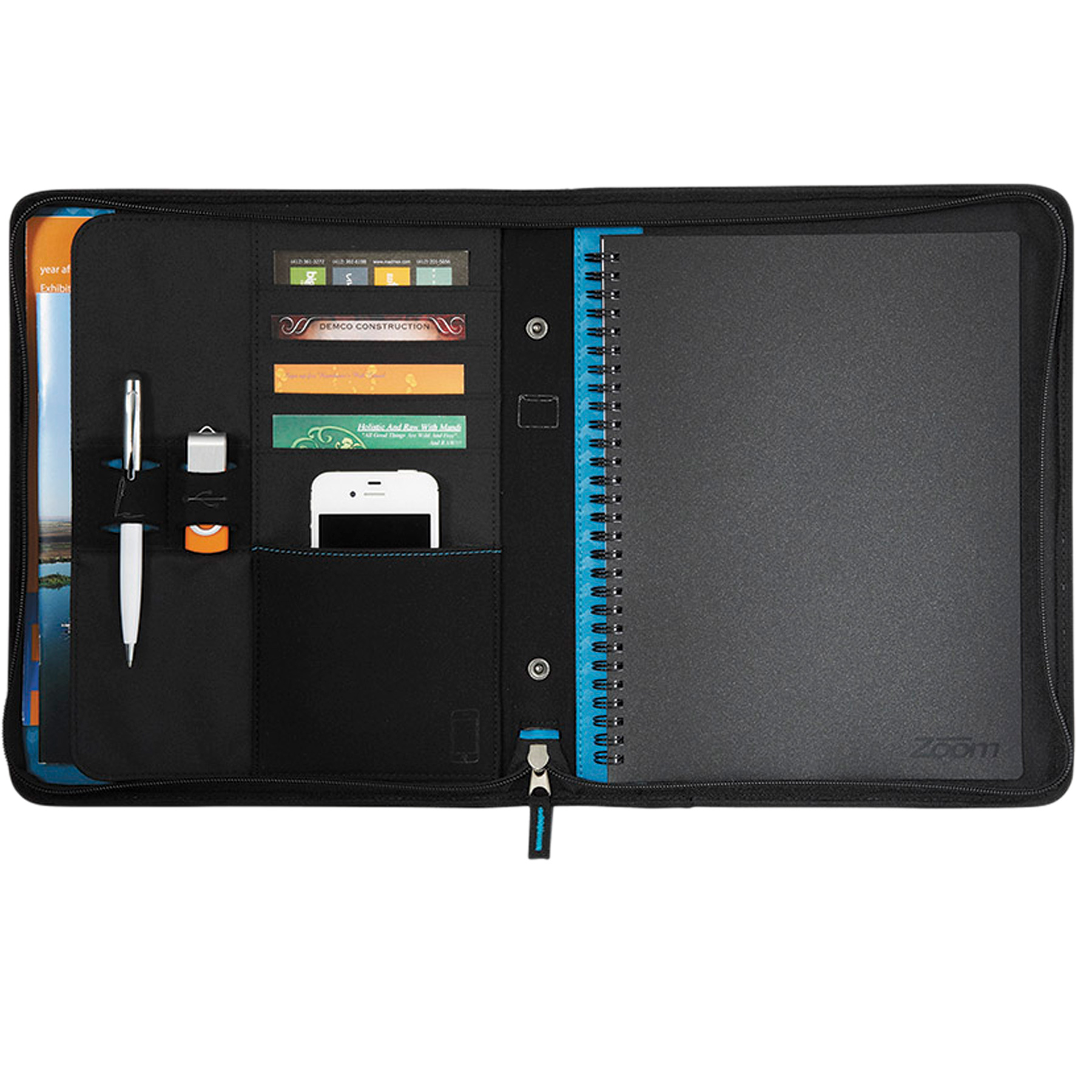 ZM1001-zoom-2-in-1-tech-sleeve-journalbook-spiral-journalbook