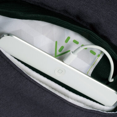 Charge Devices From Inside Backoack