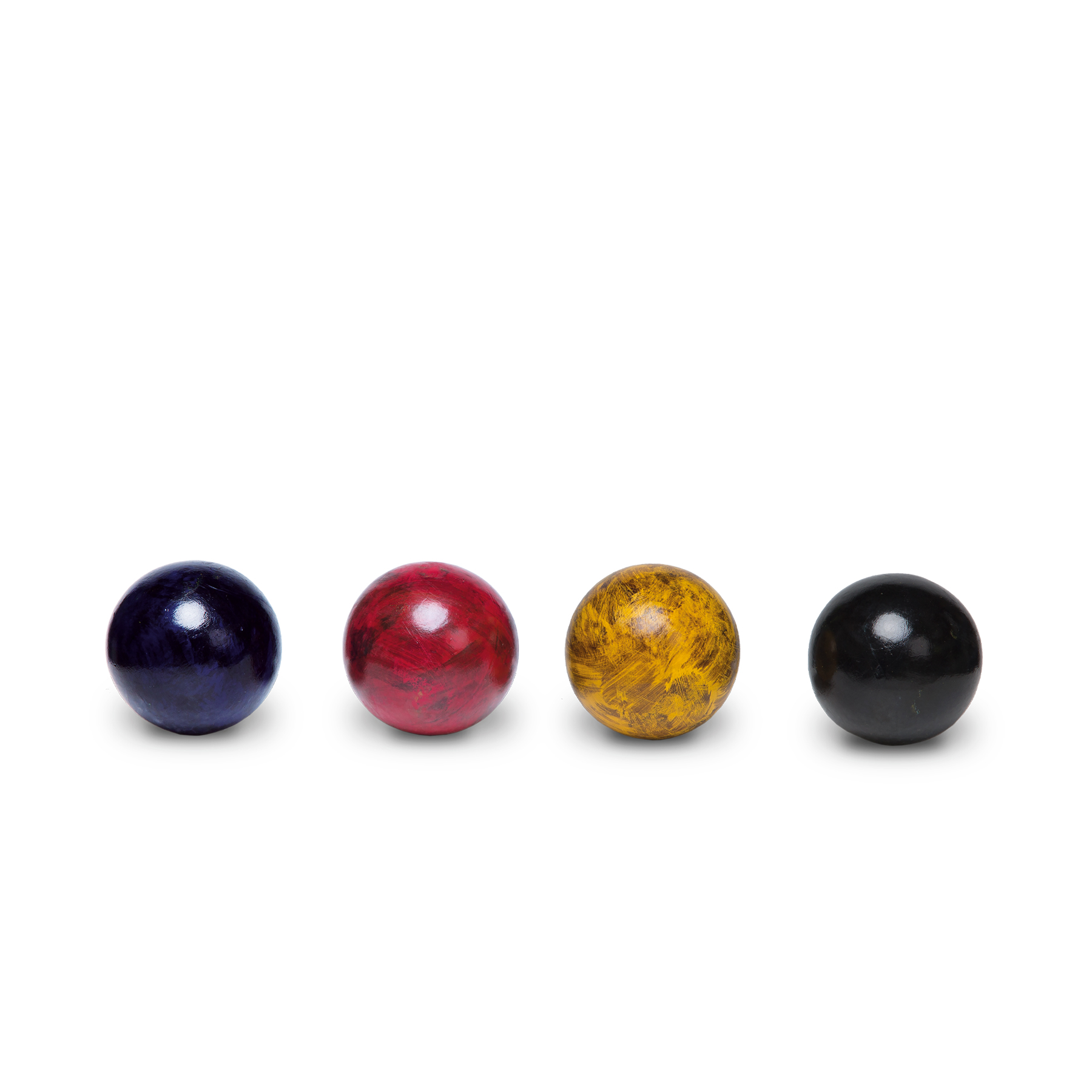 backyard-croquet-set-wooden-balls 7.5cm Dia. Coloured Wooden Balls