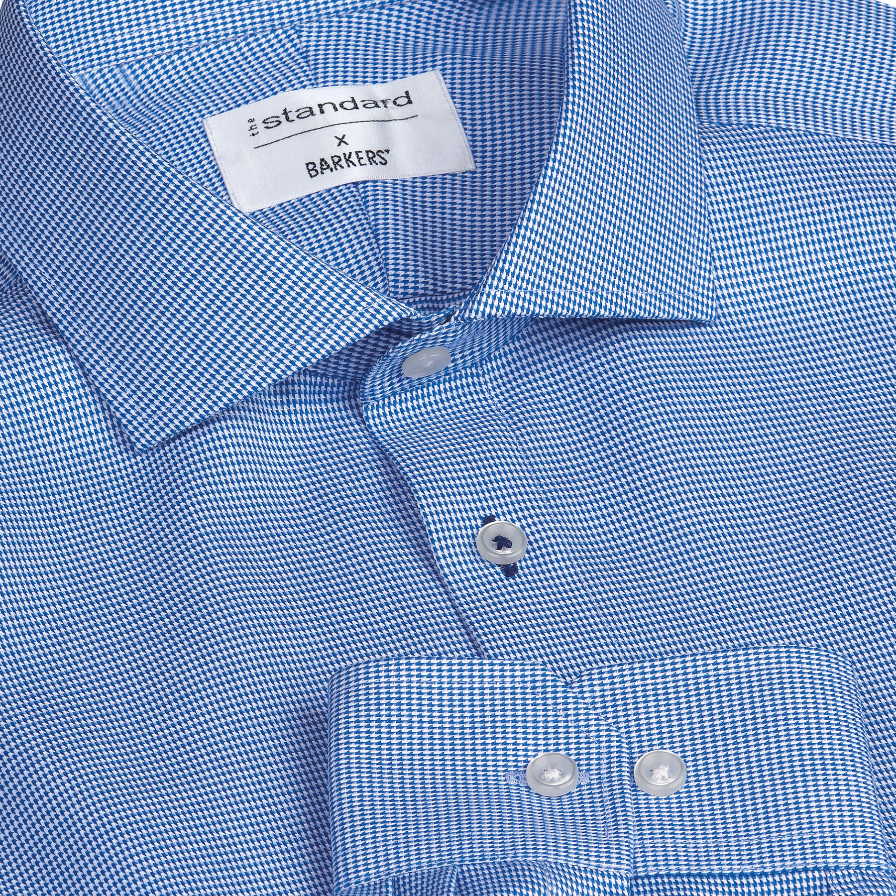 barkers-quadrant-shirt-colbalt-blue---mens-detail Fabric Detail