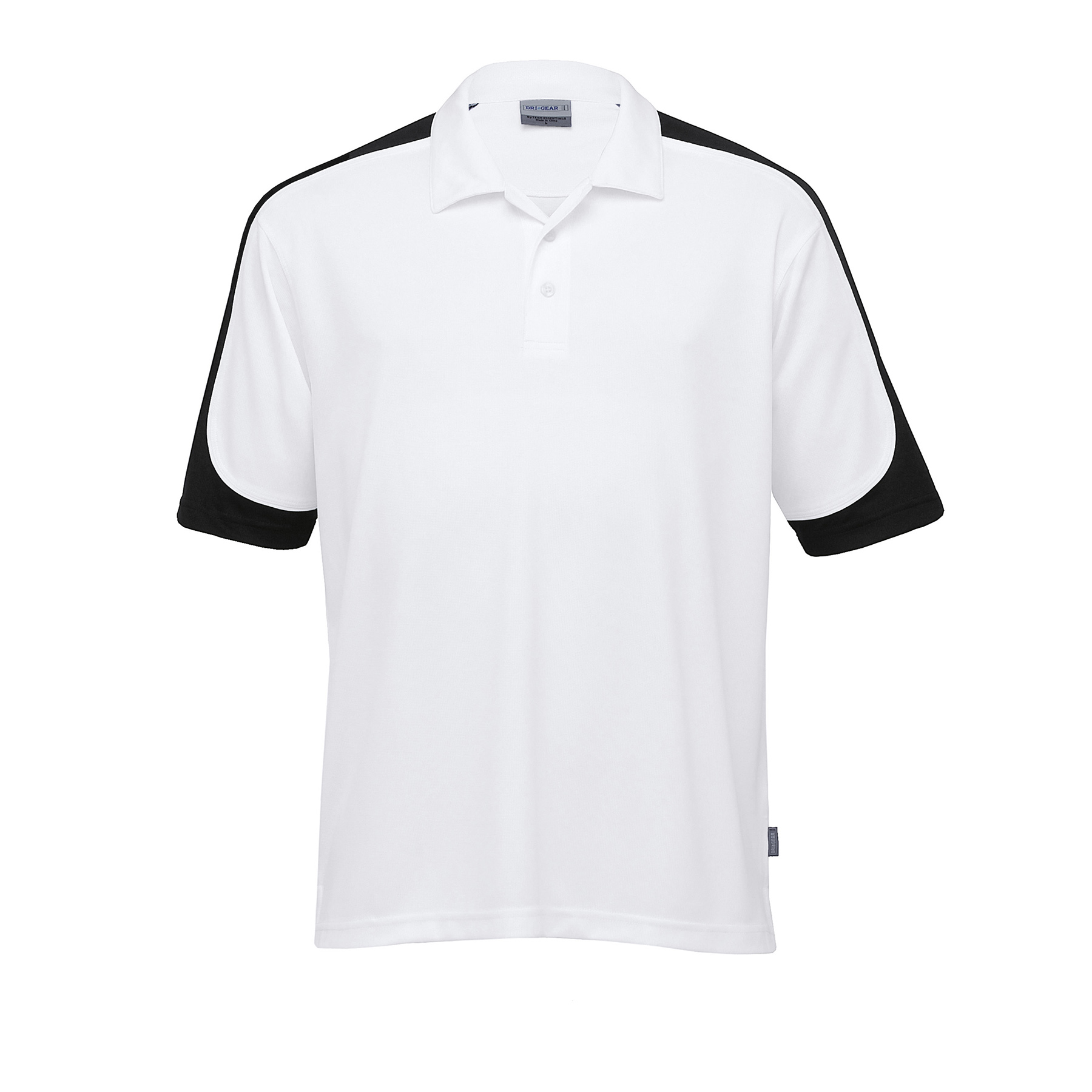dri-gear-challenger-polo-white_black_white White/Black/White