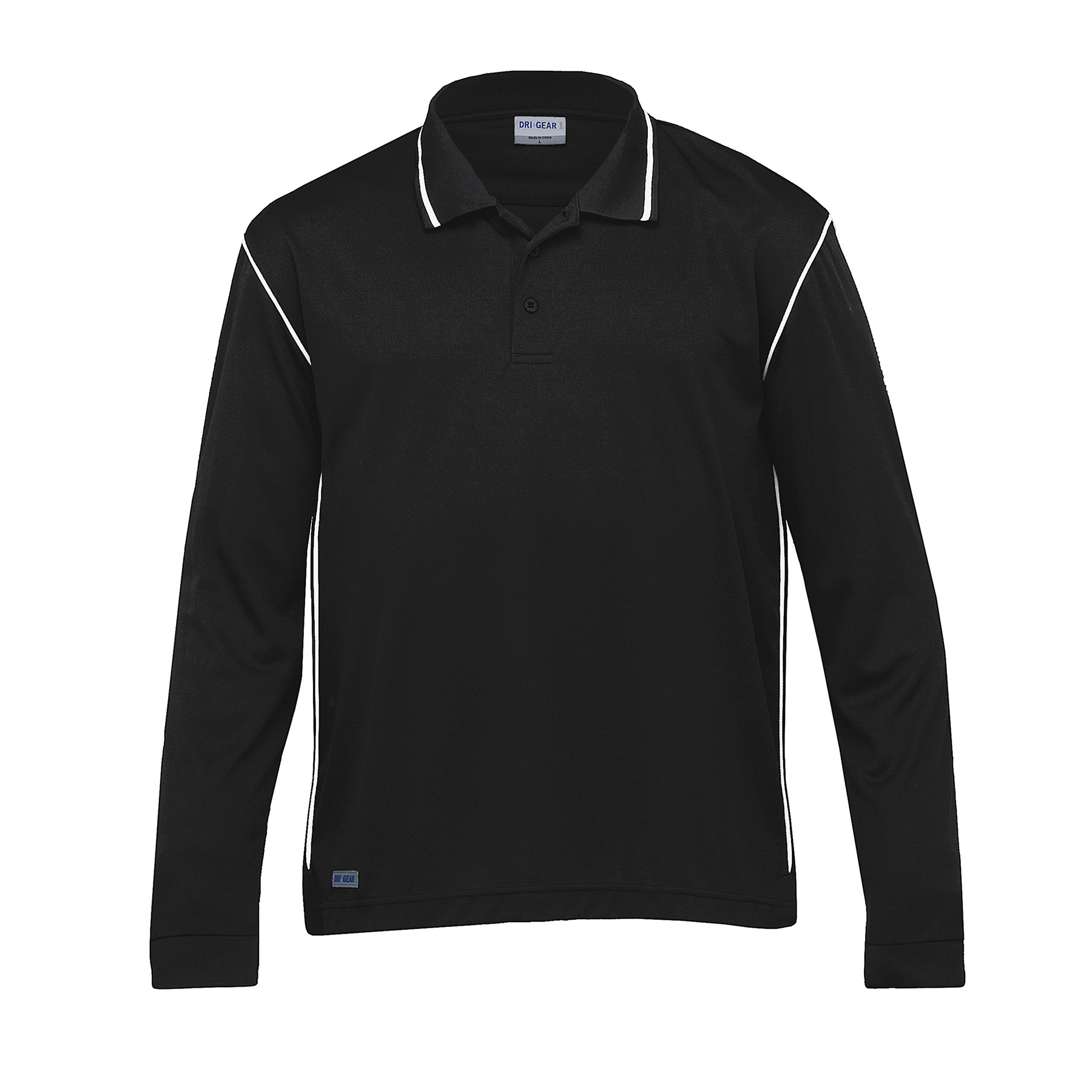 dri-gear-long-sleeve-hype-polo-black_white Black/White