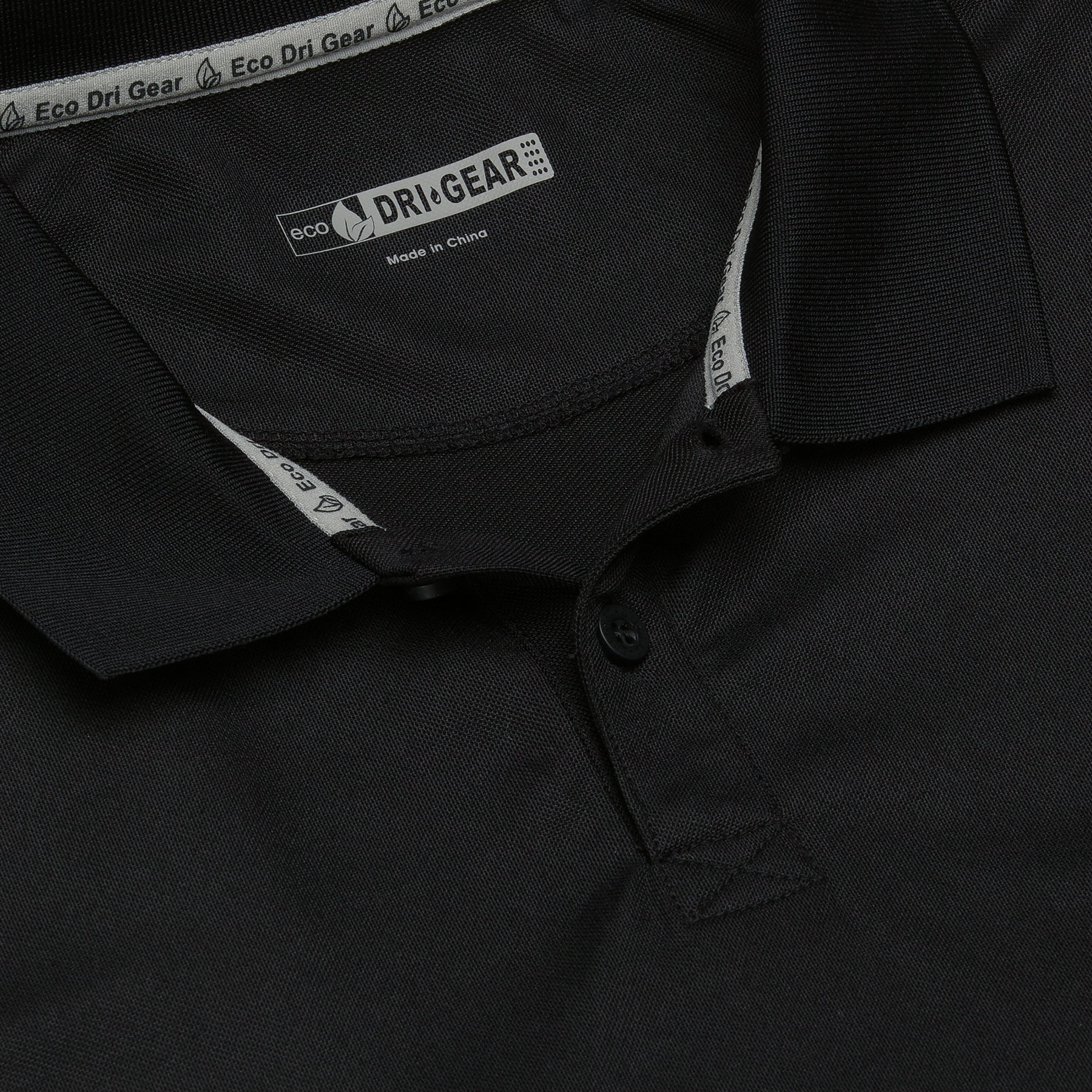 dri-gear-renew-eco-polo-black-detail