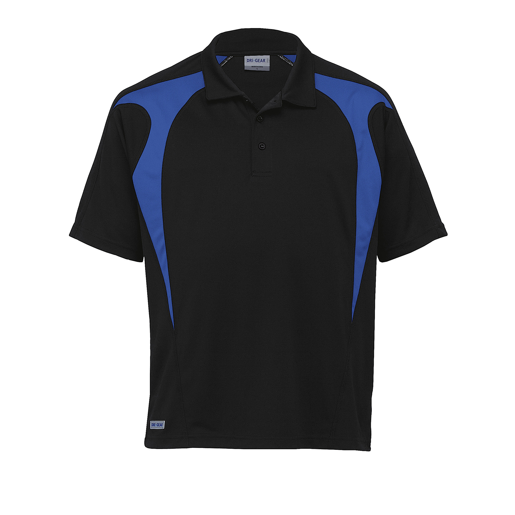 dri-gear-spliced-zenith-polo-black_royal Black/Royal