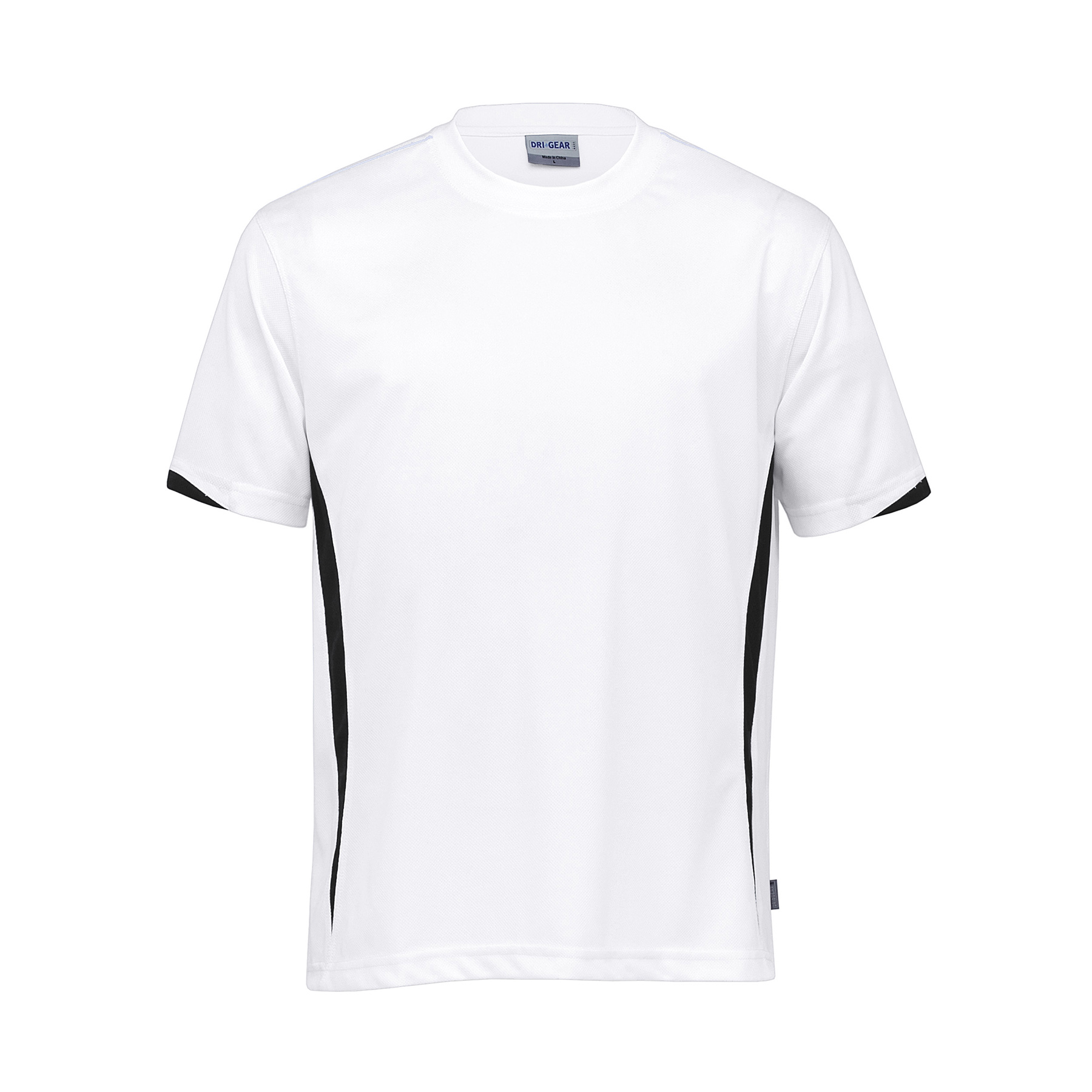 dri-gear-zone-tee-white_black White/Black