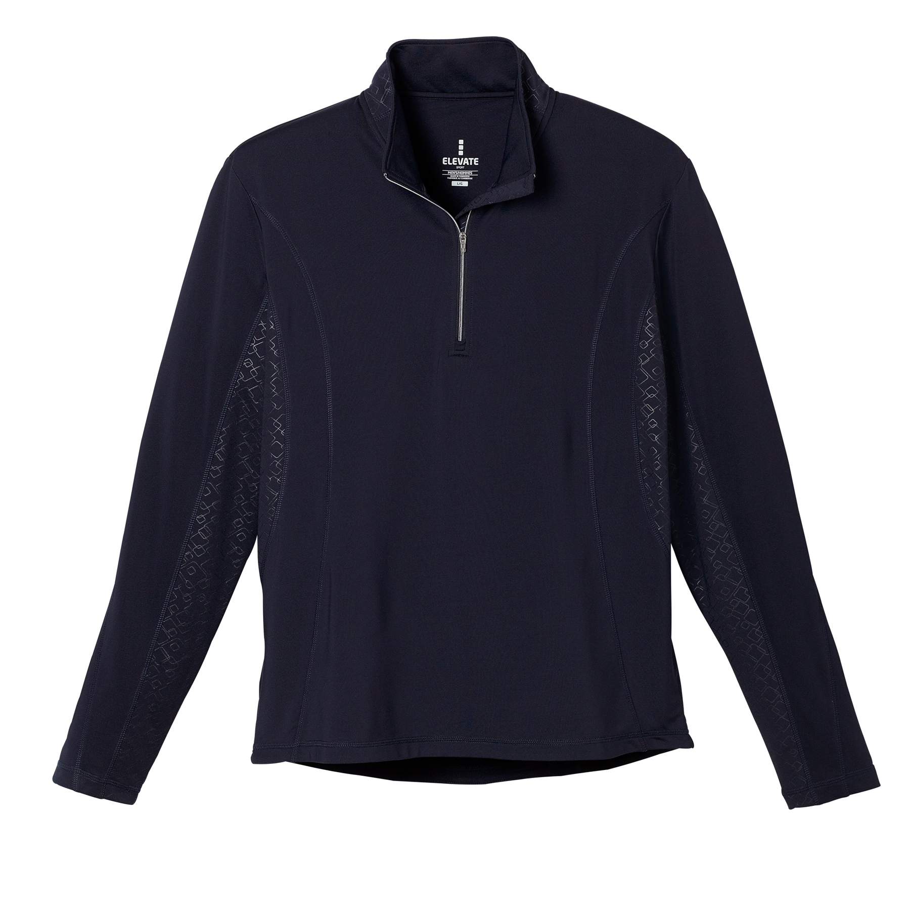 mens-caltech-knit-quarter-zip-navy Navy (575)