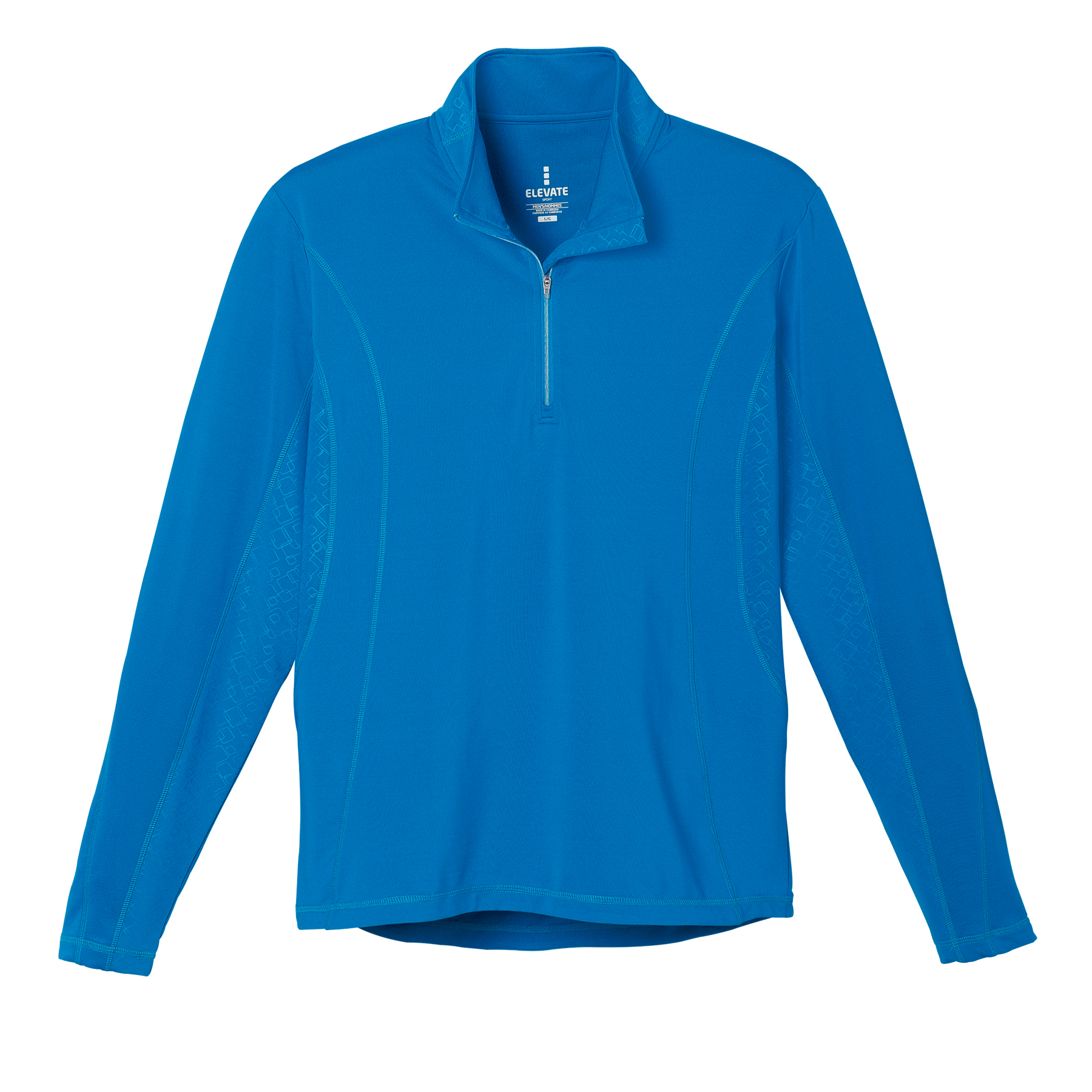 mens-caltech-knit-quarter-zip-olympic blue Olympic Blue (431)