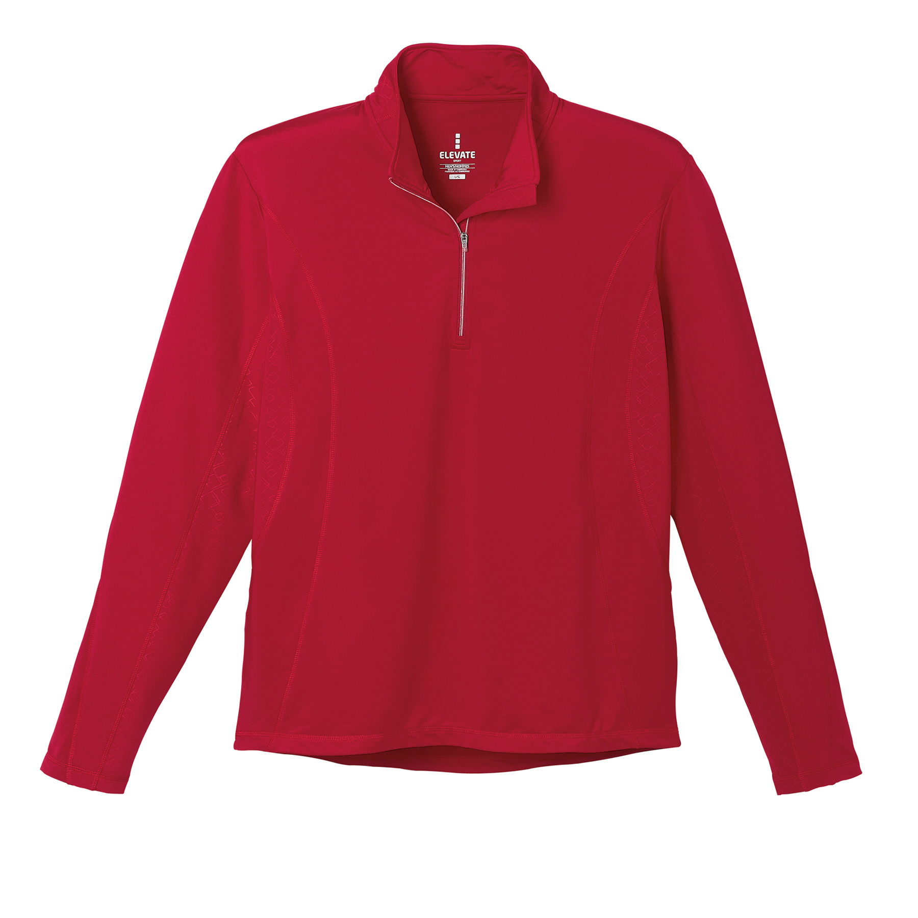 mens-caltech-knit-quarter-zip-vintage red Vintage Red (369)