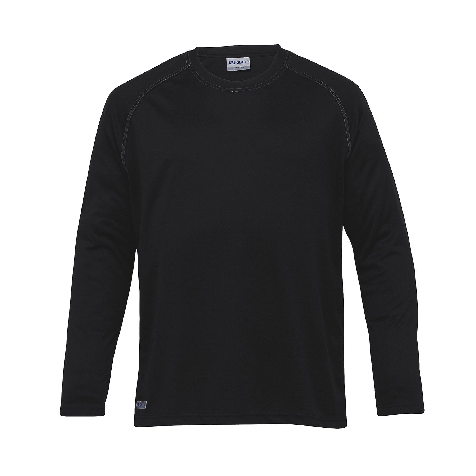 mens-dri-gear-long-sleeve-tee-black Black