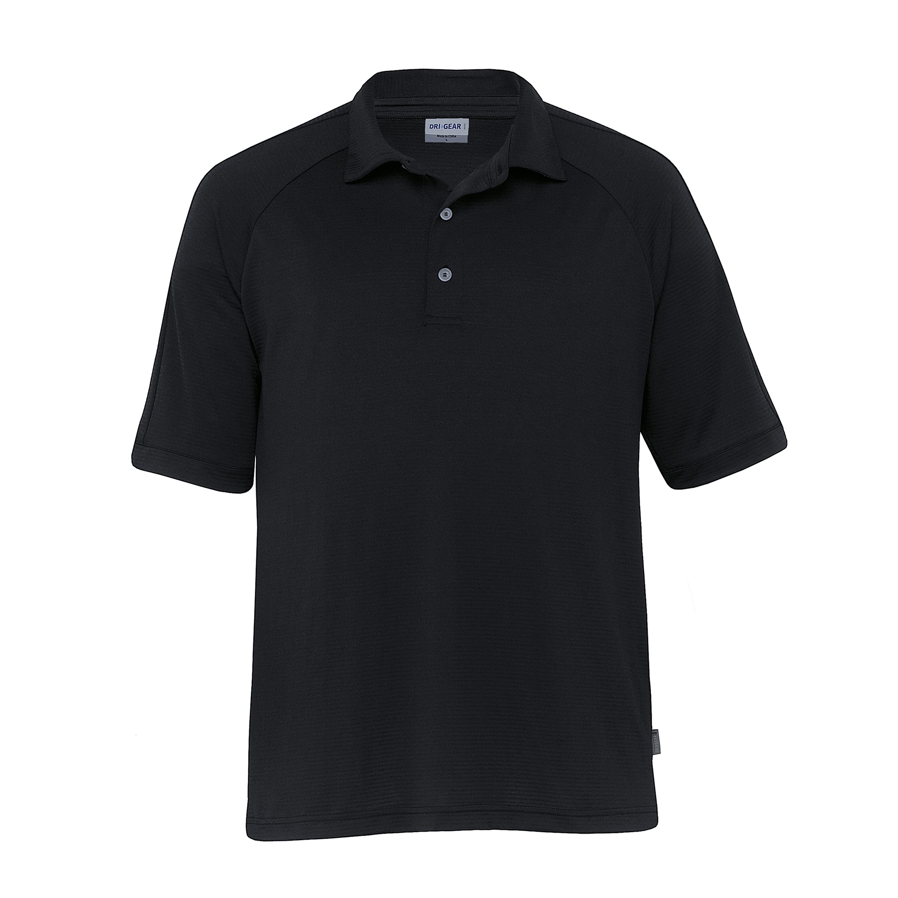 mens-dri-gear-vapour-polo-black Black