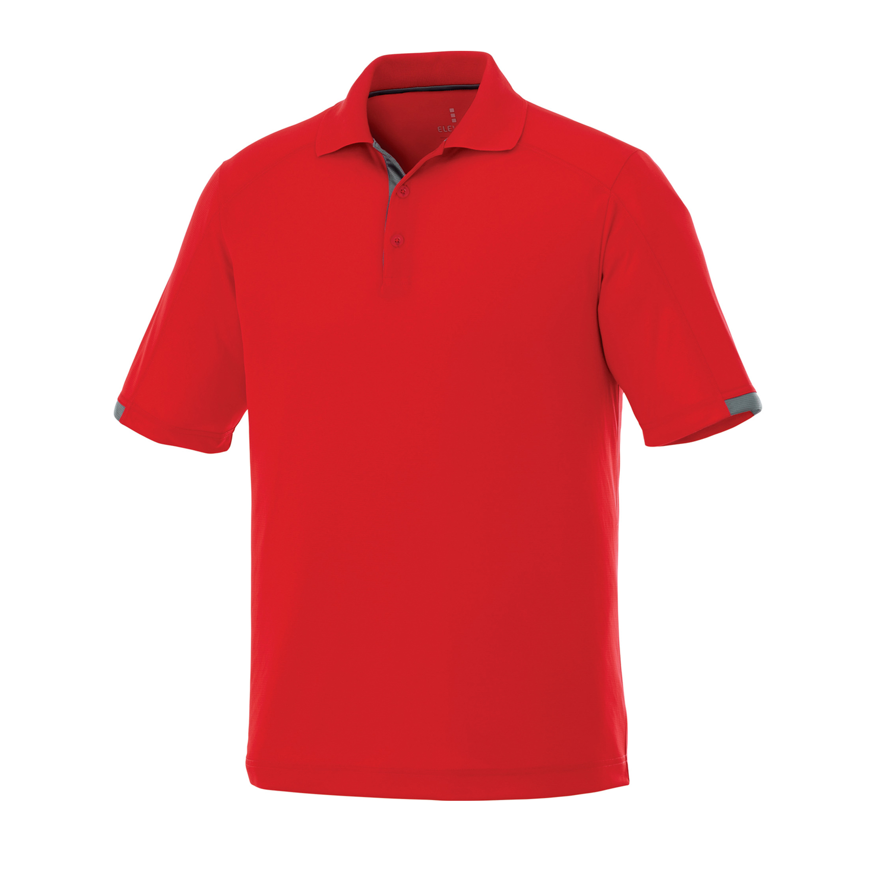 mens-kiso-short-sleeve-polo-red-steel grey Red/Steel Grey (356)