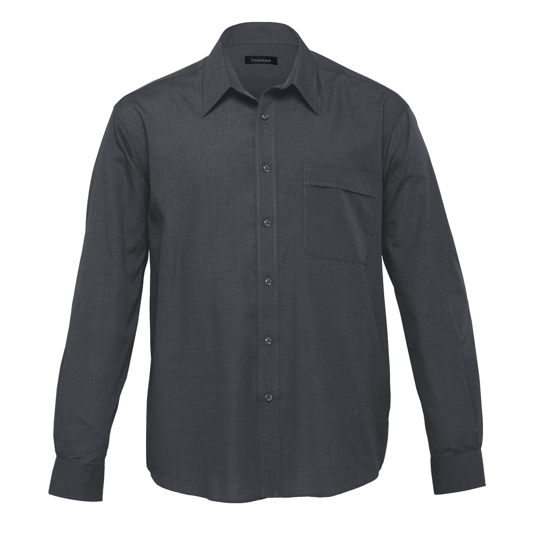 mens-the-end-on-end-shirt-charcoal Charcoal