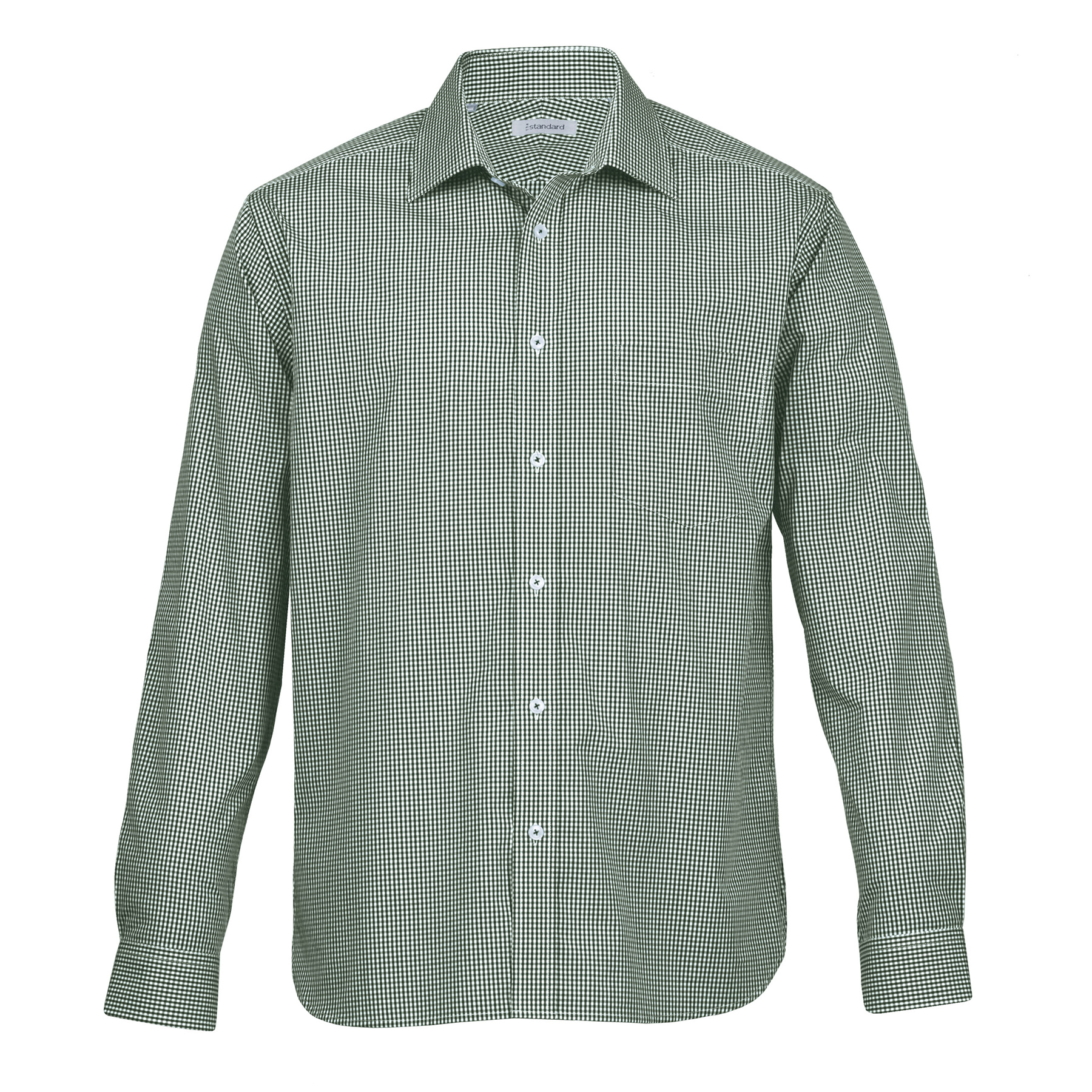 mens-the-kingston-check-shirt-green_white Green/White