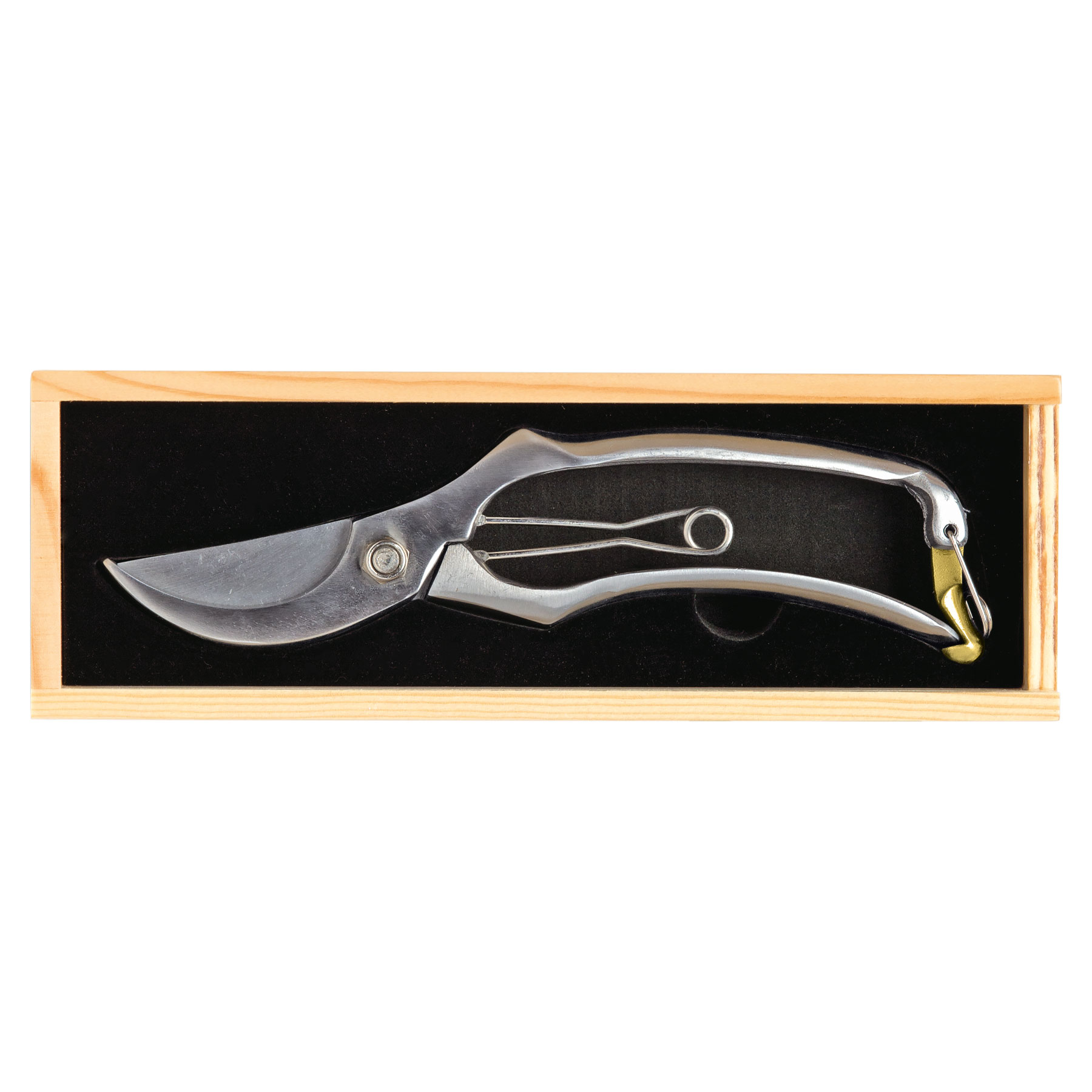 nature-secateurs-in-pine-box Supplied in Pine Box