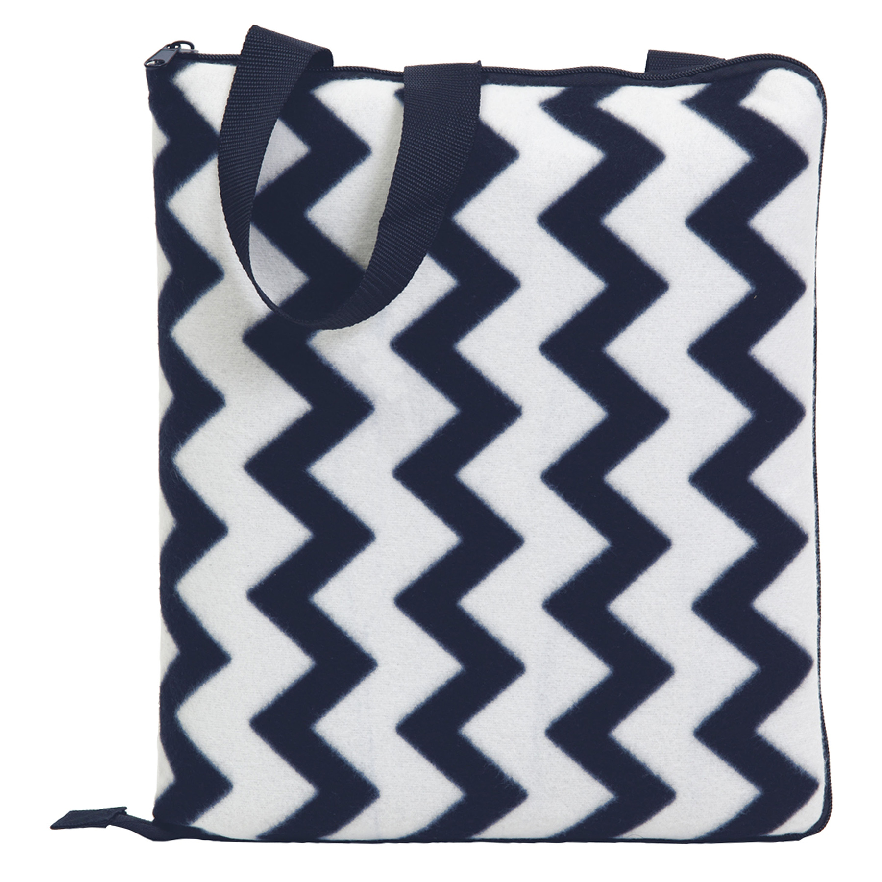oasis-outdoor-blanket-navy_white-back Navy/White - Folded as Cushion
