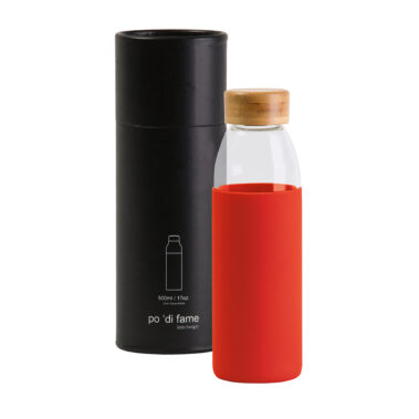 Red Bottle with Presentation Tube