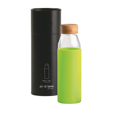 Lime Green Bottle With Presentation Tube