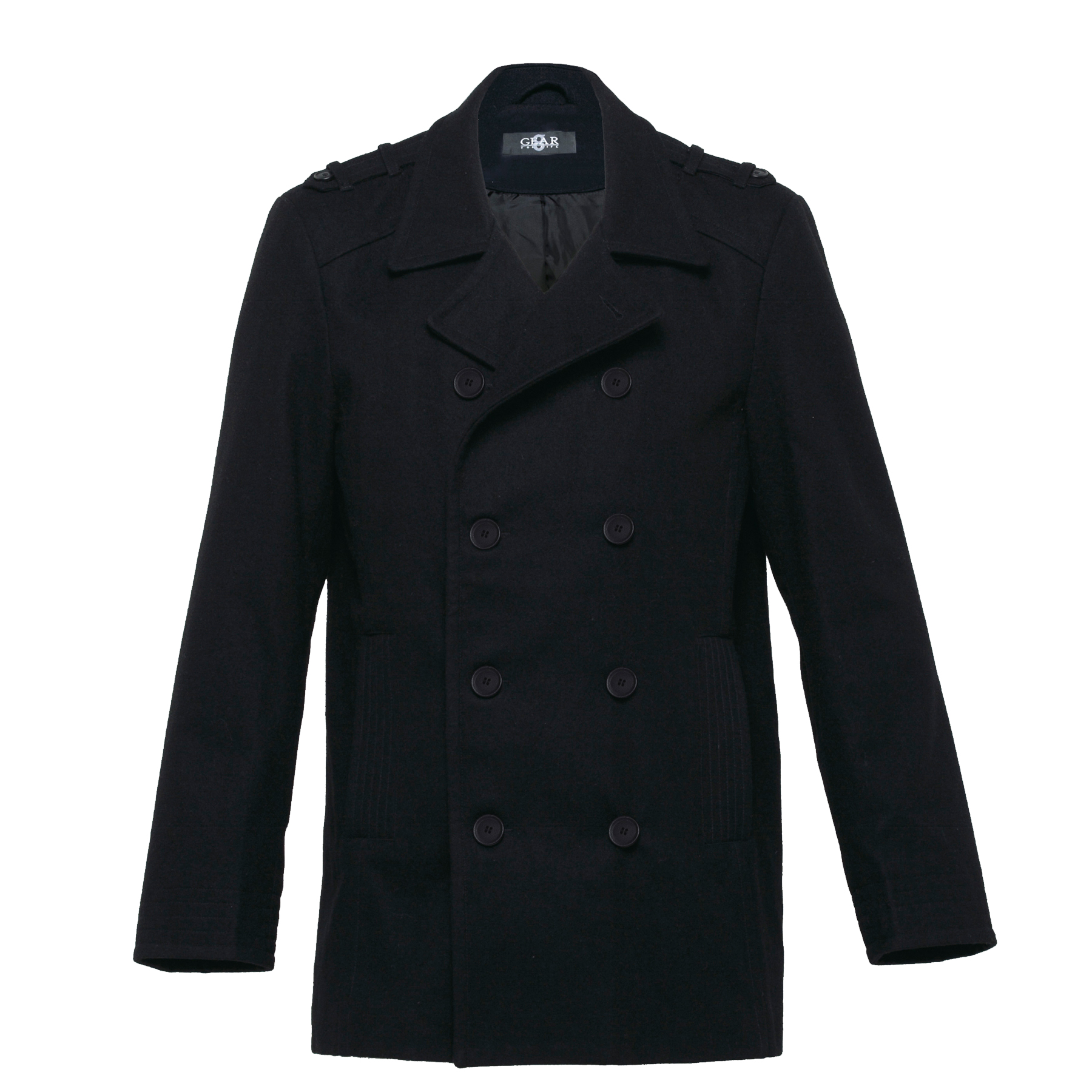 outlet-mariner-pea-jacket-black Black