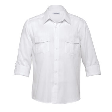 White - sleeves rolled up