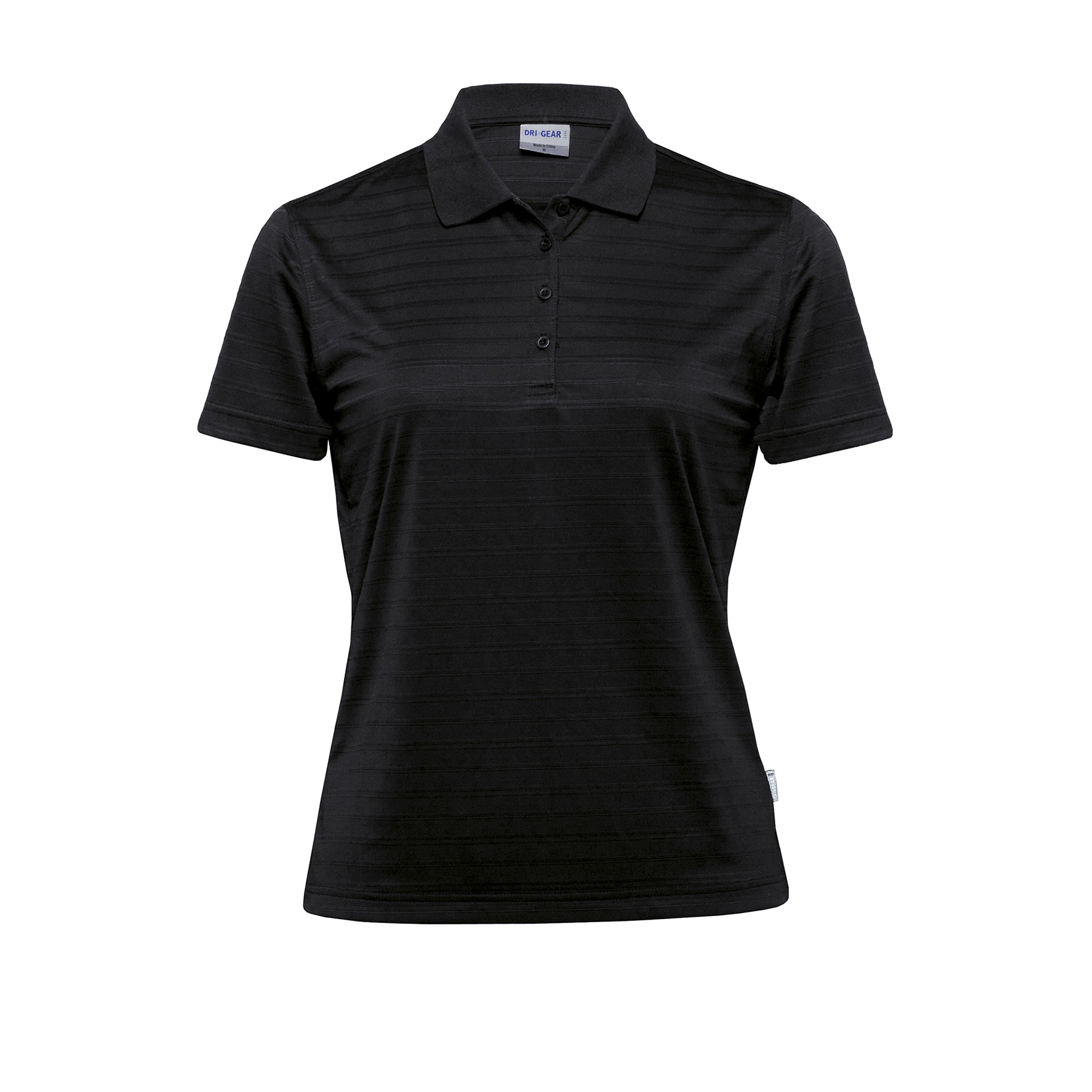 outlet-womens-dri-gear-vanquish-polo-black Black