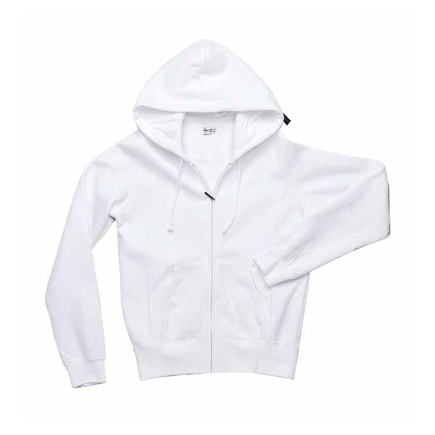 outlet-womens-zip-thru-hoodie-white White