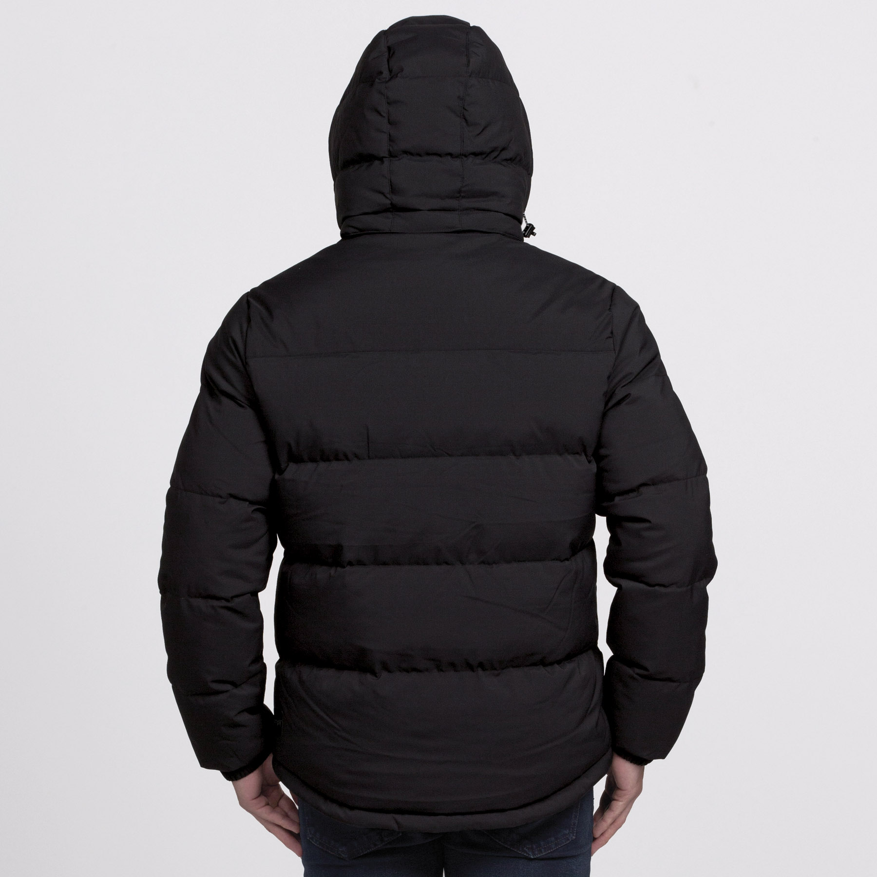 smpli-mens-black-edge-puffa-jacket-back-hood-up
