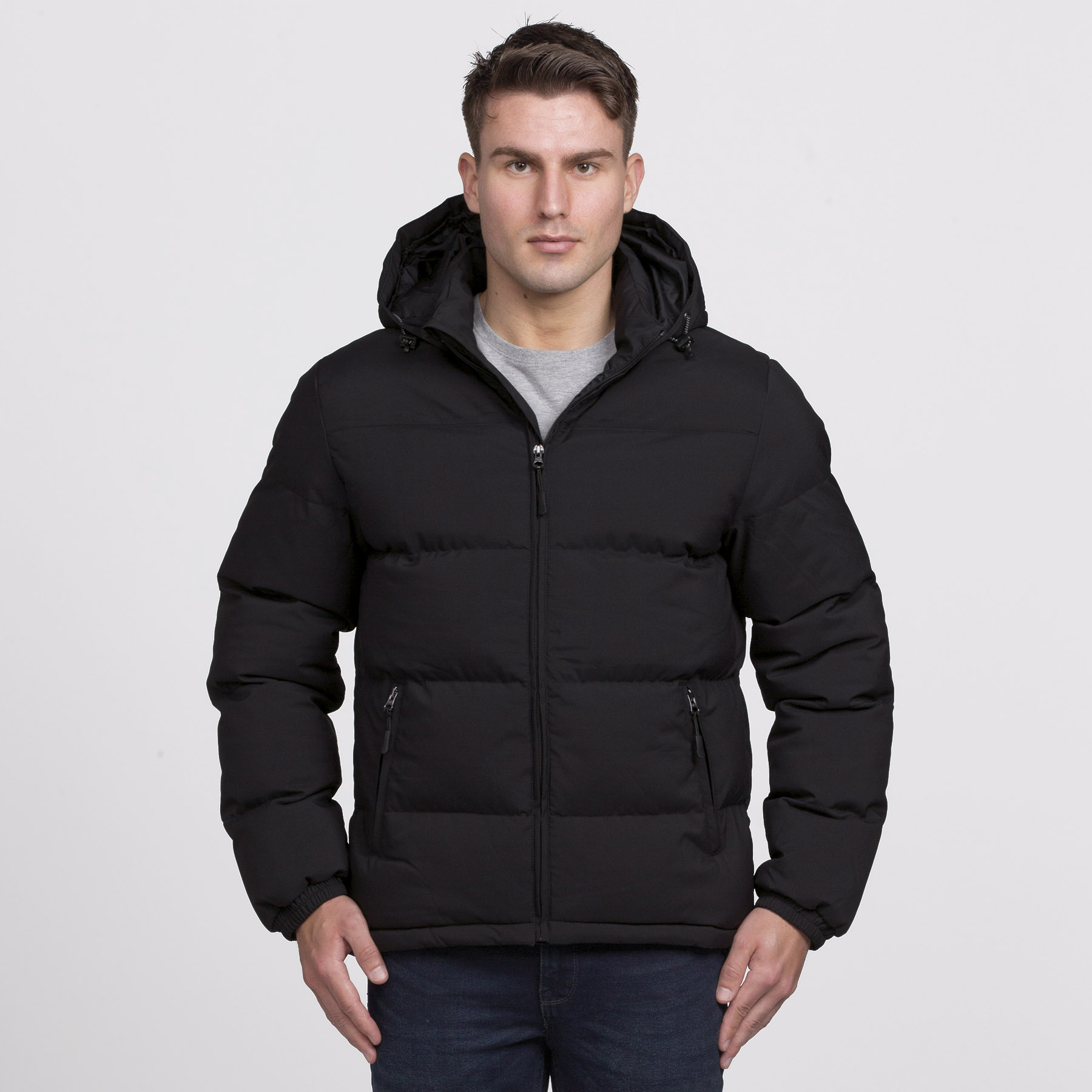 smpli-mens-black-edge-puffa-jacket-front