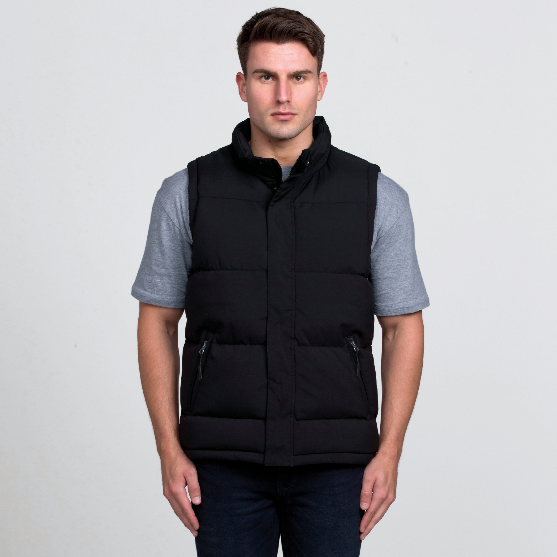 smpli-mens-black-junction-puffa-vest-front