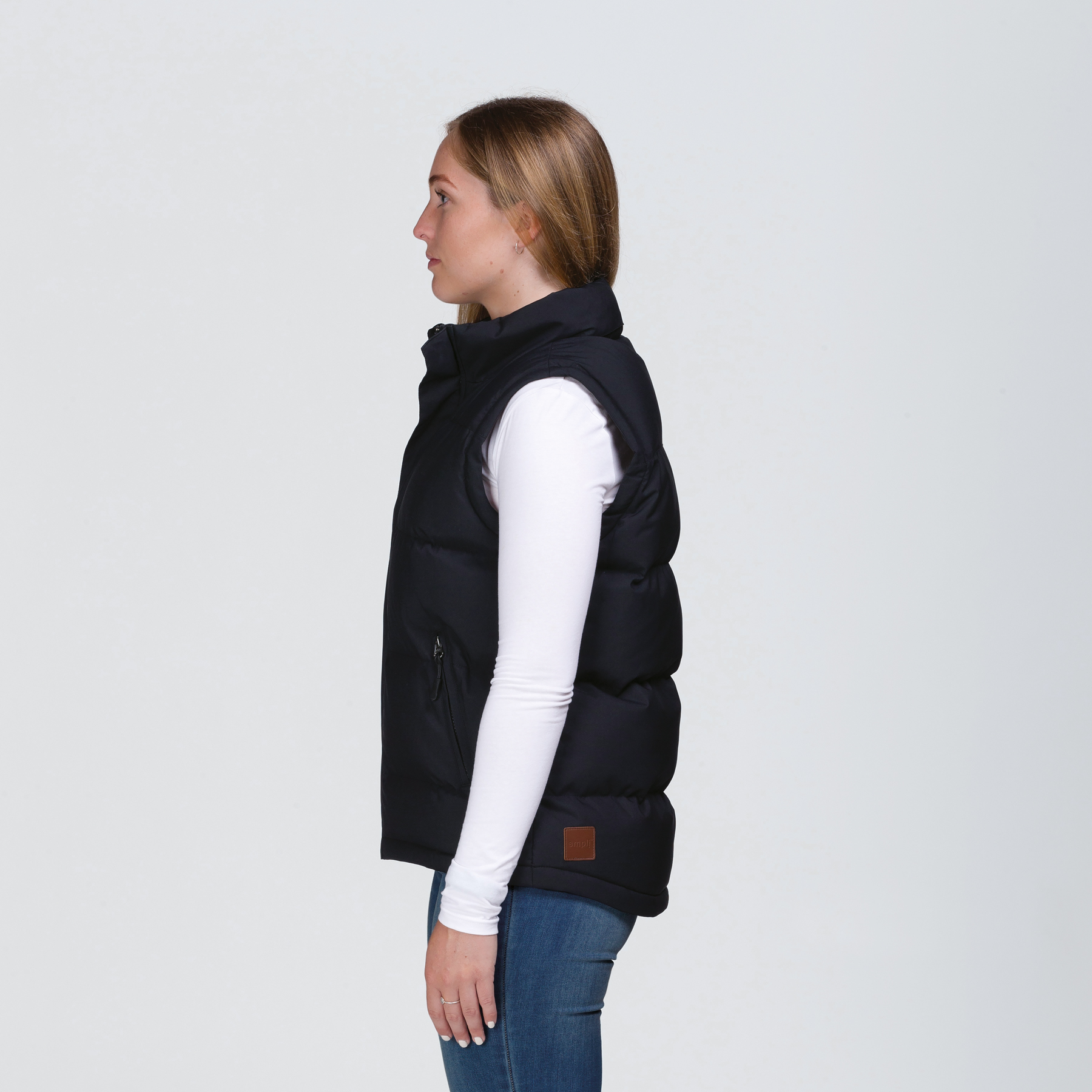 smpli-womens-black-junction-puffa-vest-left