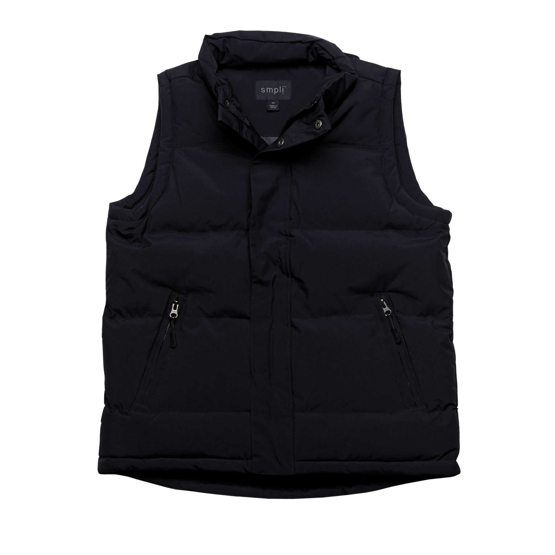 smpli-womens-black-junction-puffa-vest-mannequin Black - XXS-XS