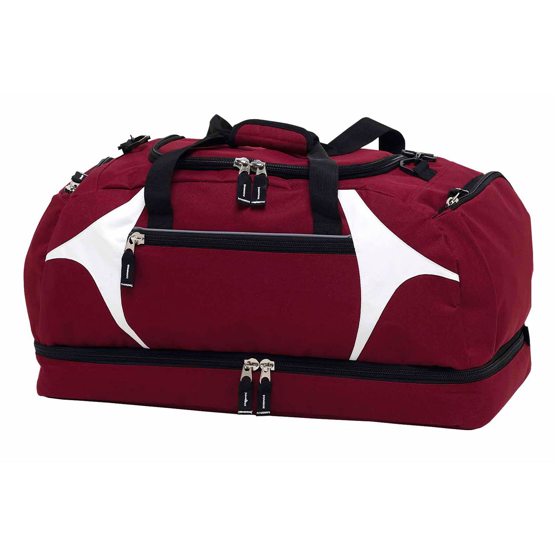 spliced-zenith-sports-bag-maroon_white Maroon/White