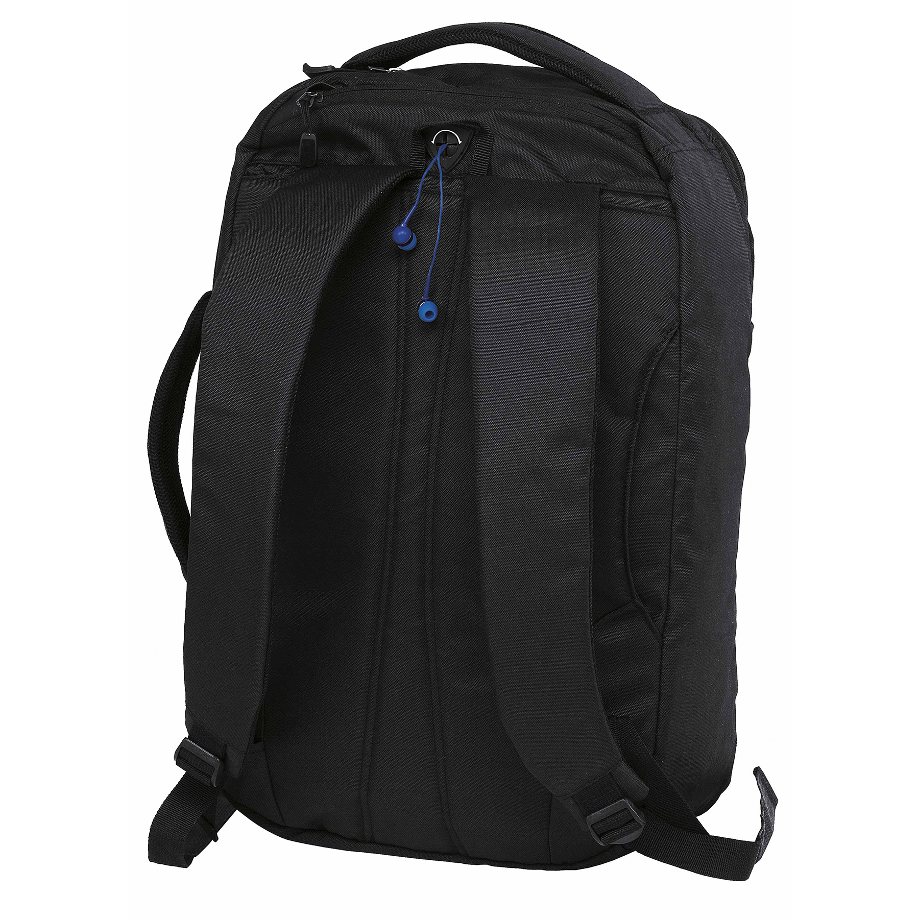 urban-compu-brief-bag-black-back Back - Tuck-Away Backpack Straps