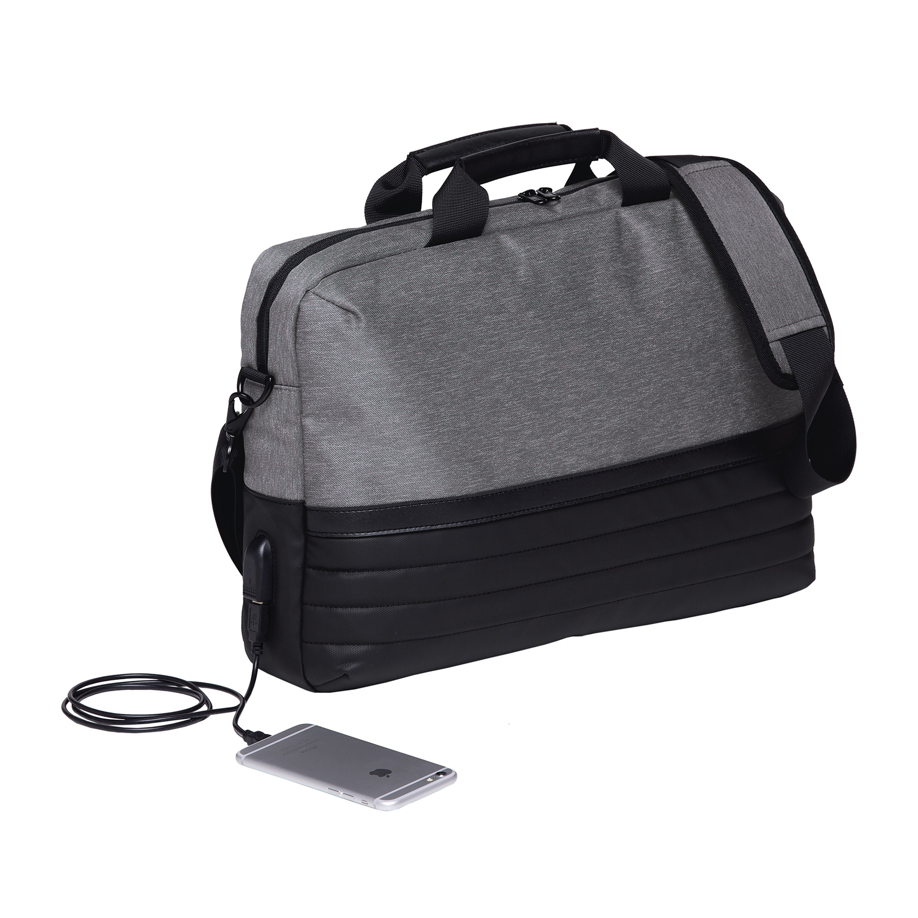wired-brief-bag-grey-melange_black-right-1 Wired Brief Bag