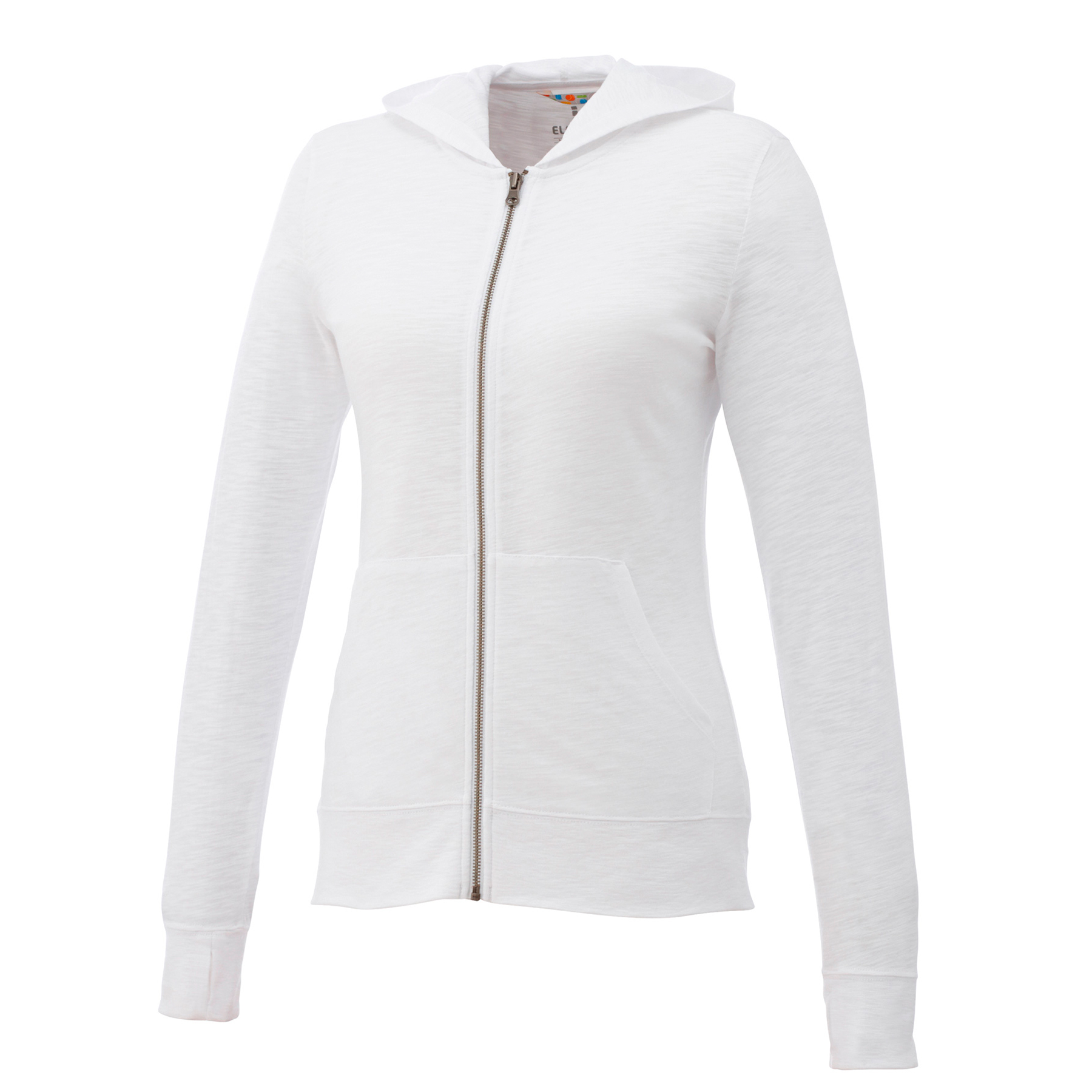 womens-garner-knit-full-zip-hoody-white White (125)
