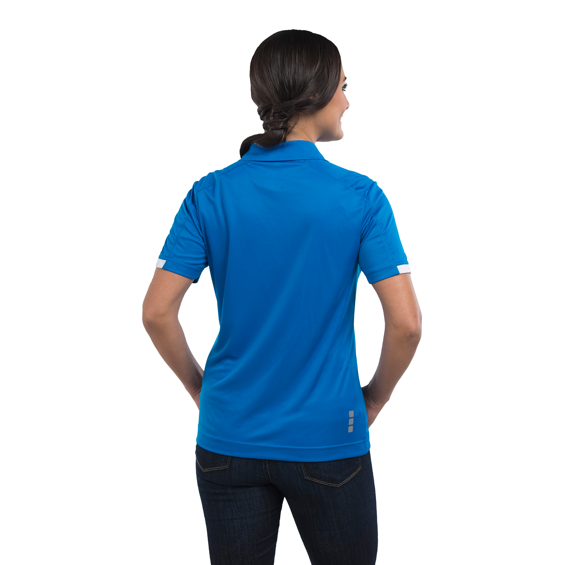 womens-kiso-short-sleeve-polo-back