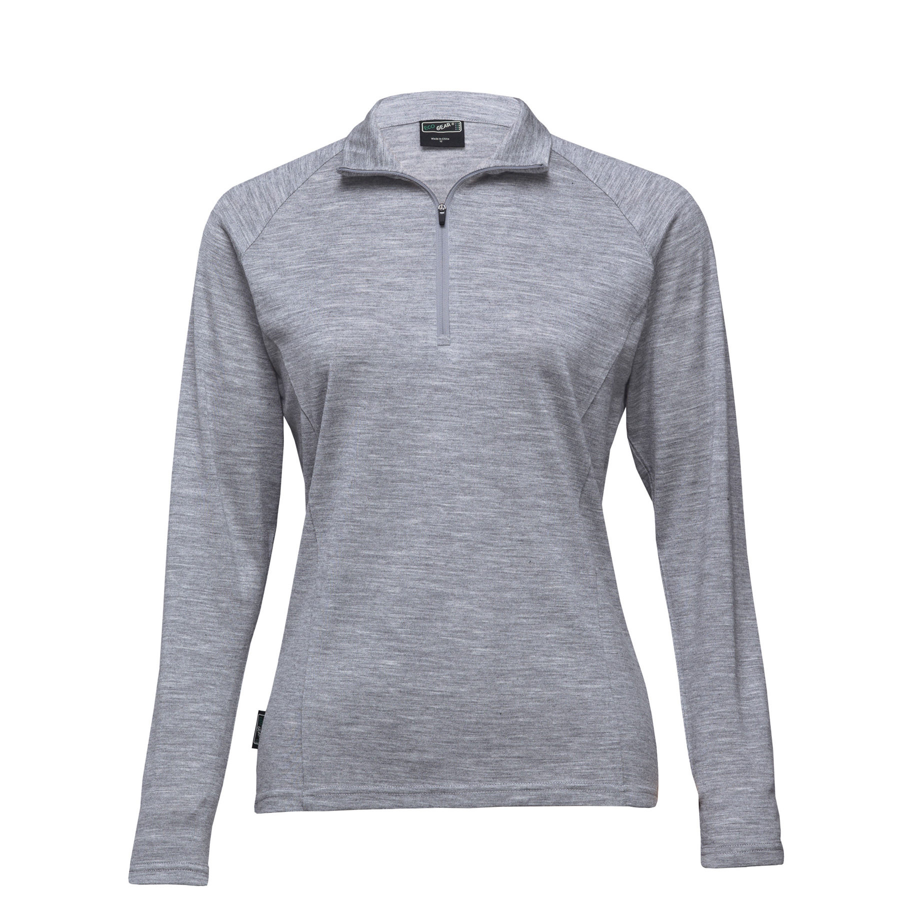 womens-merino-zip-pullover-grey-marle Grey Marle